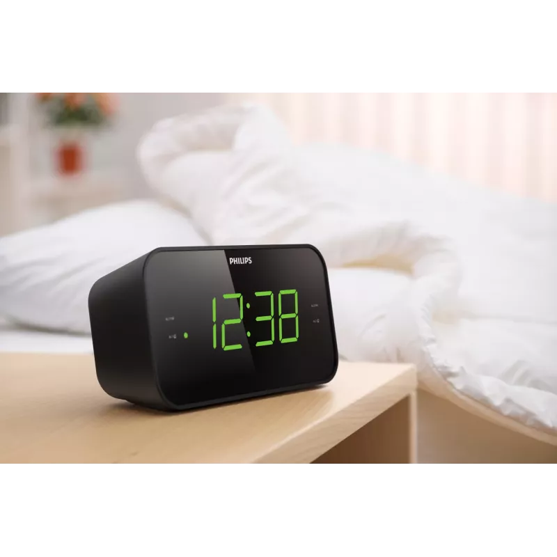 Philips TAR3306/12 despertador digital negro