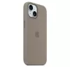 Funda de silicona Apple iPhone 15 MagSafe Clay Cover Marrón