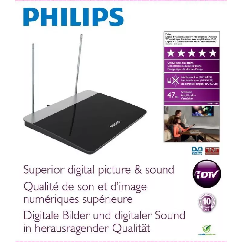 Philips Antena de TV digital SDV6227/12