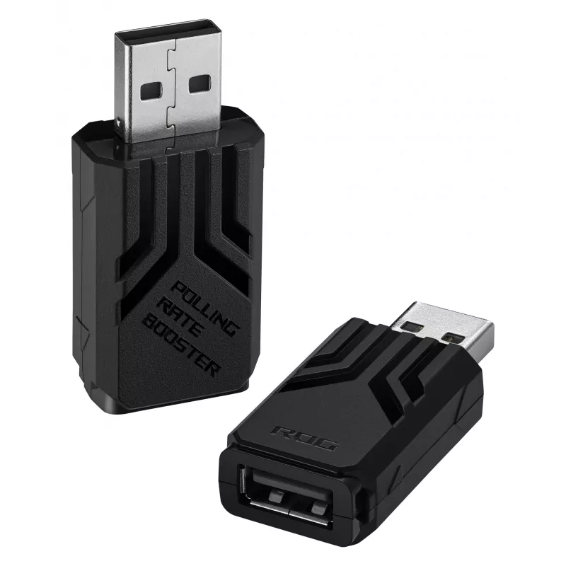 ASUS ROG AC09 90MP03T0-BRUA00 Polling Rate Booster para ratón y teclado, hasta 8000 Hz, negro
