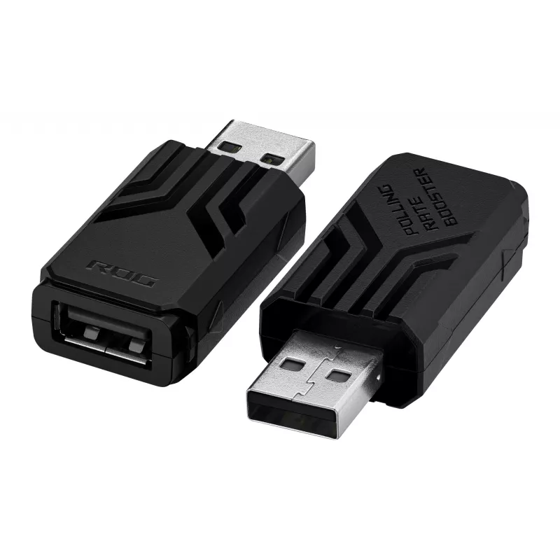 ASUS ROG AC09 90MP03T0-BRUA00 Polling Rate Booster para ratón y teclado, hasta 8000 Hz, negro