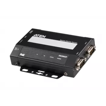 ATEN servidor seguro de dispositivos RS-232 de 2 puertos con PoE