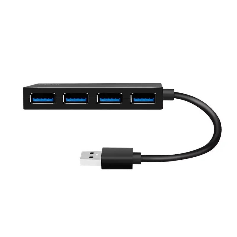 LogiLink hub USB 3.2 Gen1 de 4 puertos negro 5000 Mbit/s ABS