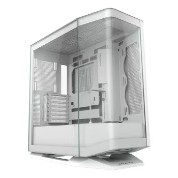 Caja para PC semitorre Midi Cougar FV270 — blanca, compatible con ATX/ EATX/ Micro-ITX, 2×3,5