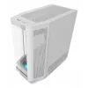 Caja para PC semitorre Midi Cougar FV270 — blanca, compatible con ATX/ EATX/ Micro-ITX, 2×3,5