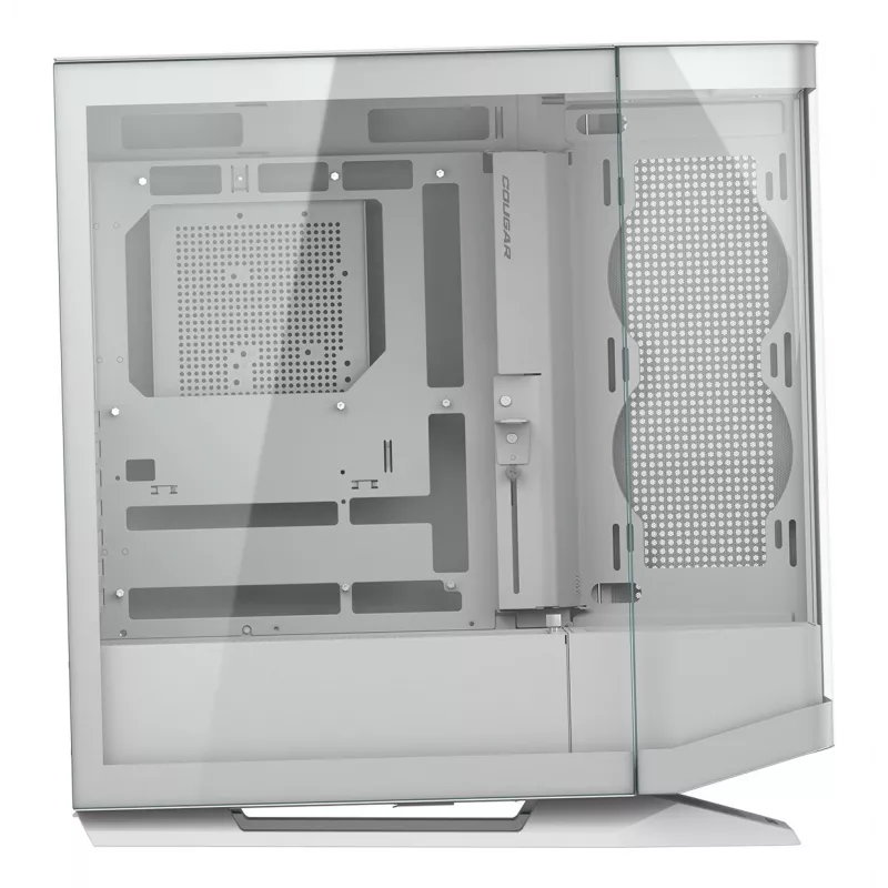 Caja para PC semitorre Midi Cougar FV270 — blanca, compatible con ATX/ EATX/ Micro-ITX, 2×3,5