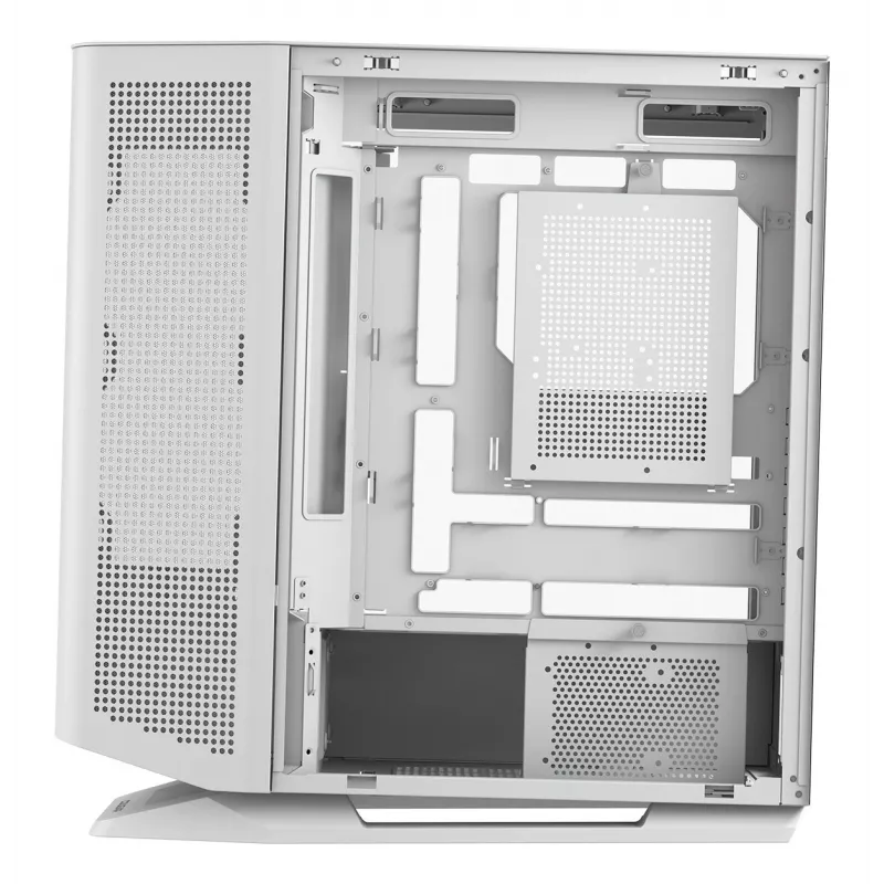 Caja para PC semitorre Midi Cougar FV270 — blanca, compatible con ATX/ EATX/ Micro-ITX, 2×3,5