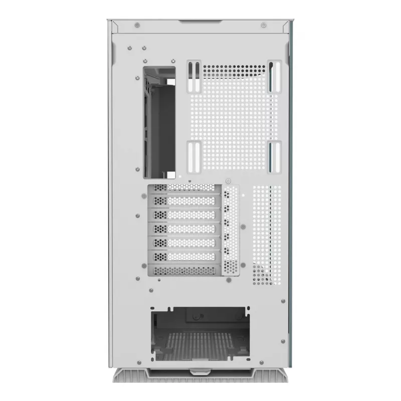 Caja para PC semitorre Midi Cougar FV270 — blanca, compatible con ATX/ EATX/ Micro-ITX, 2×3,5