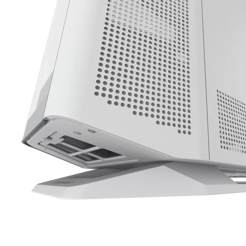Caja para PC semitorre Midi Cougar FV270 — blanca, compatible con ATX/ EATX/ Micro-ITX, 2×3,5