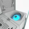 Caja para PC semitorre Midi Cougar FV270 — blanca, compatible con ATX/ EATX/ Micro-ITX, 2×3,5