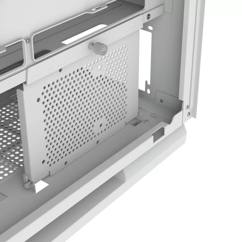 Caja para PC semitorre Midi Cougar FV270 — blanca, compatible con ATX/ EATX/ Micro-ITX, 2×3,5