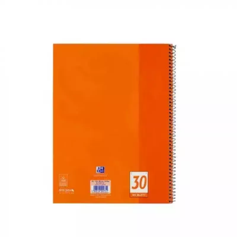 Cuaderno de notas Oxford 100050359 A4 80 hojas naranja