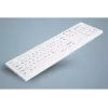 Contour Design Active Key AK-C8100FA-UVS-W/GE Teclado Médico USB QWERTY UK Inglés Blanco