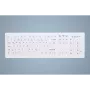 Contour Design Active Key AK-C8100FA-UVS-W/GE Teclado Médico USB QWERTY UK Inglés Blanco