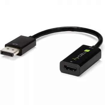 Techly IADAP DP-HDMIF8K Cable adaptador de vídeo 0,2 m DisplayPort HDMI Tipo A (estándar) Negro