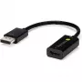 Techly IADAP-DP-HDMIF8K adaptador activo de DisplayPort 1.4 (M) a HDMI (H), 8K, negro
