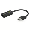 Techly IADAP-DP-HDMIF8K adaptador activo de DisplayPort 1.4 (M) a HDMI (H), 8K, negro