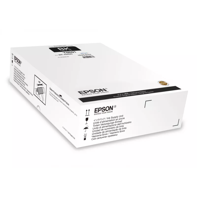 Epson T8691 C13T869140 unidad de suministro de tinta, negra, para WorkForce Pro WF-R8590