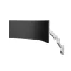 Ergotron serie HX brazo HX con articulación de giro para cargas muy pesadas pared blanco para monitores 1000R 57 inch
