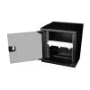 Equip EZMR-10-G panel pasacables de 10 pulgadas 1U con anillas, gris claro