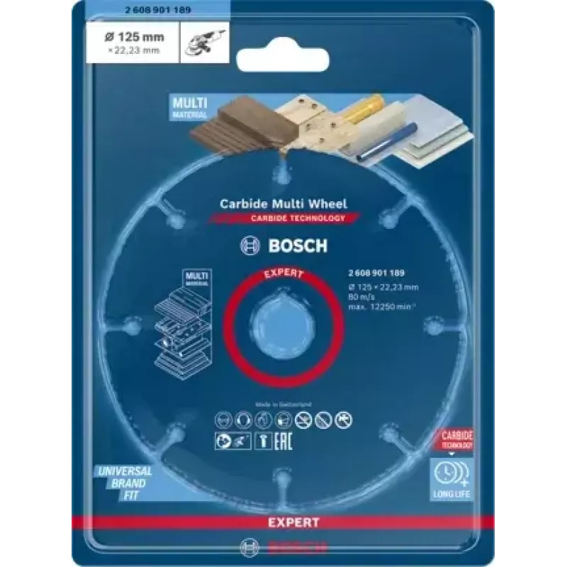 Bosch 2 608 901 189 accesorio de lijado/corte para herramienta rotativa plástico, madera disco de corte