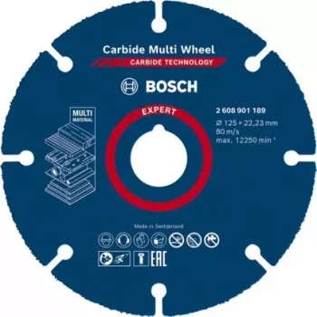 Bosch 2 608 901 189 accesorio de lijado/corte para herramienta rotativa plástico, madera disco de corte
