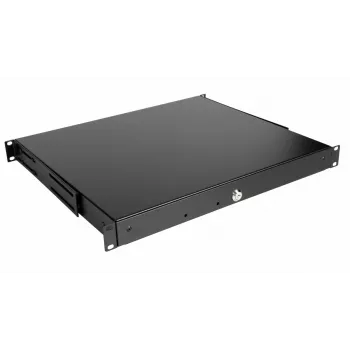 Cajón Equip EZD-1-B cajón con cerradura 19' 1U negro