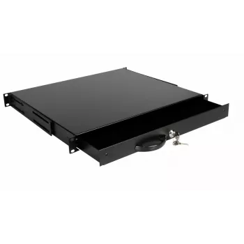 Cajón Equip EZD-1-B cajón con cerradura 19' 1U negro