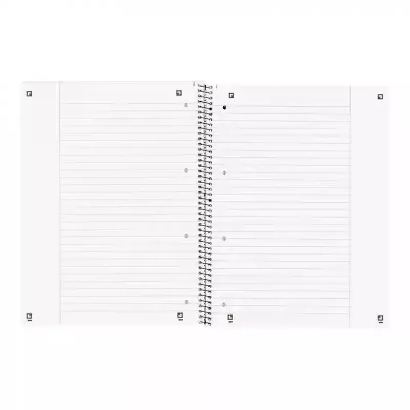 Cuaderno Oxford 100050355 A4 80 hojas burdeos