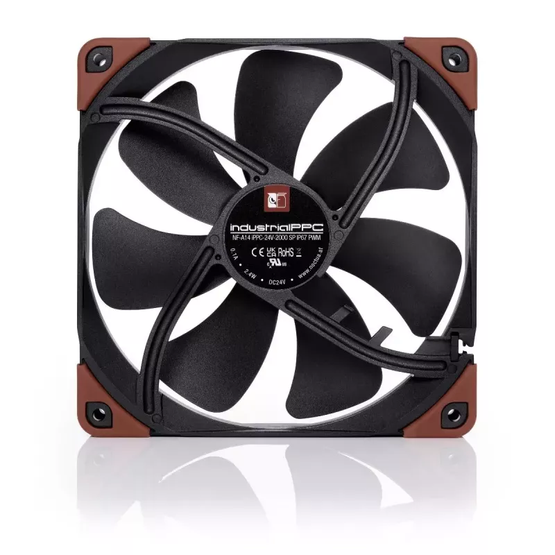 Ventilador Noctua NF-A14 14 cm 500-2000 rpm negro marrón