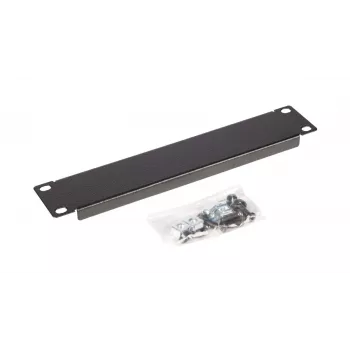 Tapa ciega EQUIP EZBP-10-B — Metal, negro, 1U, 123 g
