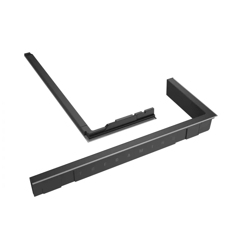 Kit de refuerzo de iluminación RGB ASUS TUF GAMING GT502 Horizon — ARGB de 3 pines, 5 V, 1,44 A, fijación magnética, compatible con torre Midi, Negro