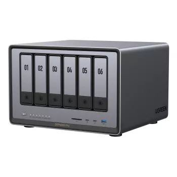 NAS Ugreen DXP6800 Pro Desktop Intel® Core™ i5 8 GB DDR5 Gris, Negro