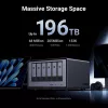 NAS Ugreen DXP6800 Pro Desktop Intel® Core™ i5 8 GB DDR5 Gris, Negro
