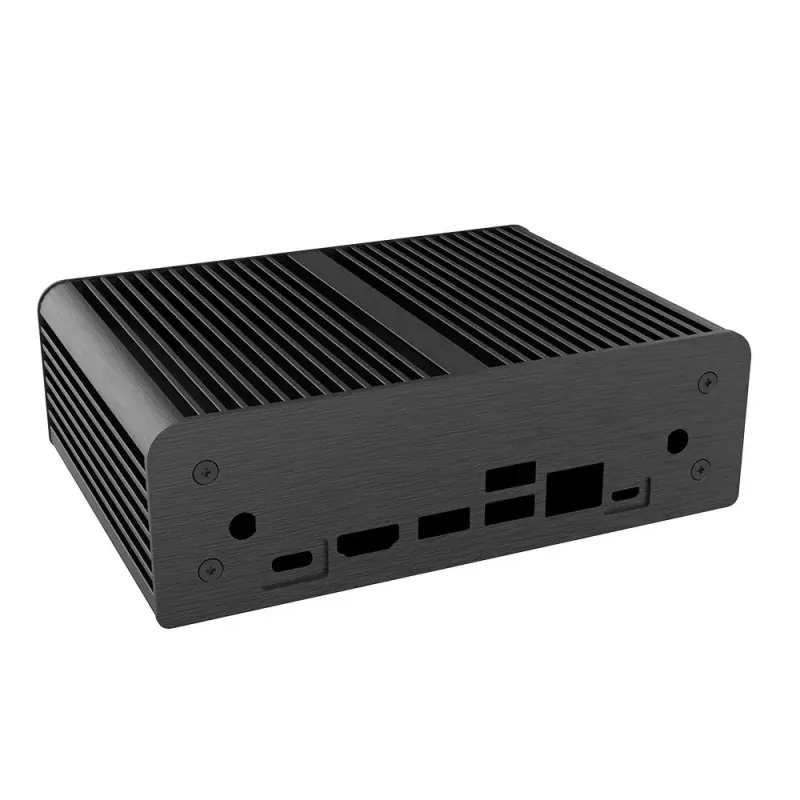 Akasa Machina N carcasa de aluminio sin ventilador para NVIDIA Jetson Xavier NX y Nano, negra