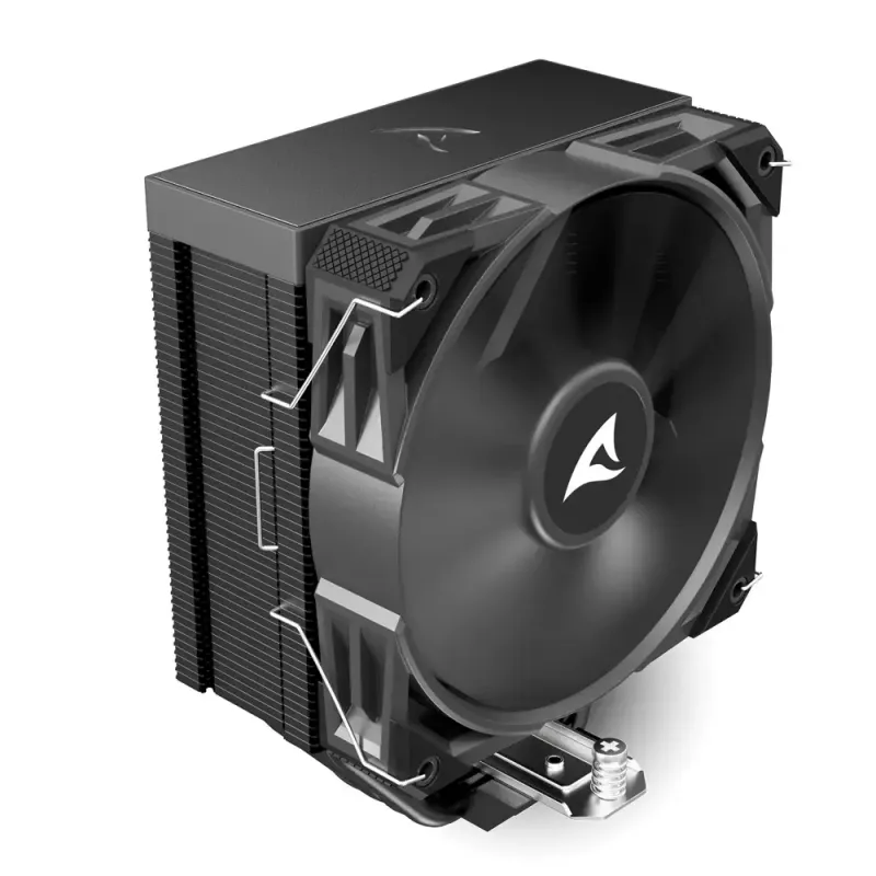 Refrigerador de CPU por aire Sharkoon A40, 12 cm, negro, 500–1800 rpm, 121,55 m³/h