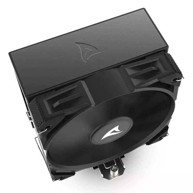 Refrigerador de CPU por aire Sharkoon A40, 12 cm, negro, 500–1800 rpm, 121,55 m³/h