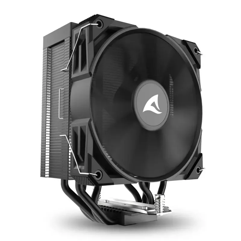 Refrigerador de CPU por aire Sharkoon A40, 12 cm, negro, 500–1800 rpm, 121,55 m³/h
