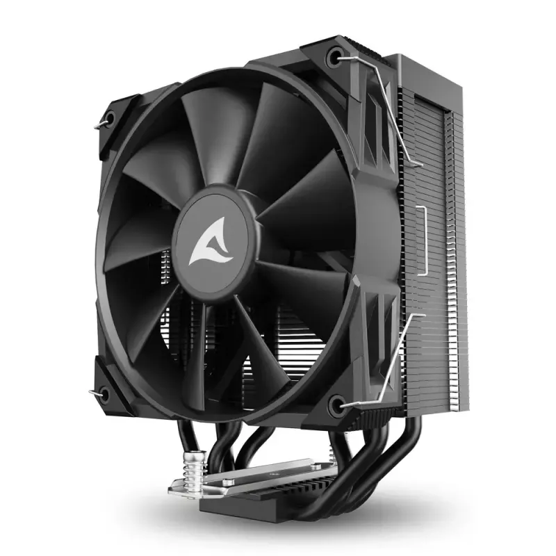 Refrigerador de CPU por aire Sharkoon A40, 12 cm, negro, 500–1800 rpm, 121,55 m³/h