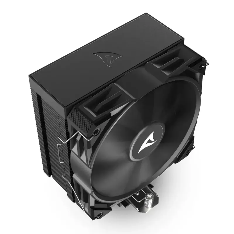Refrigerador de CPU por aire Sharkoon A40, 12 cm, negro, 500–1800 rpm, 121,55 m³/h