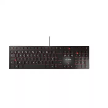 CHERRY KC 6000 Teclado slim Universal USB AZERTY Belga Negro