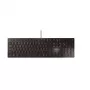 CHERRY KC 6000 Teclado slim Universal USB AZERTY Belga Negro