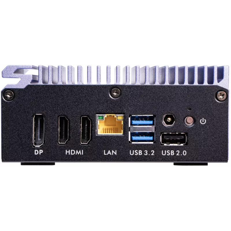 Shuttle Edge PC SPCEL12 mini PC industrial, Intel Celeron J6412 2 GHz, USFF 0,46 l, HDMI, DisplayPort, lector de tarjetas