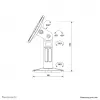Soporte de altavoz Neomounts SPEAKER-W100 - universal - totalmente articulado