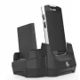 Zebra CRD-TC5X-2SETH-02 base de carga organizador de pie plástico negro