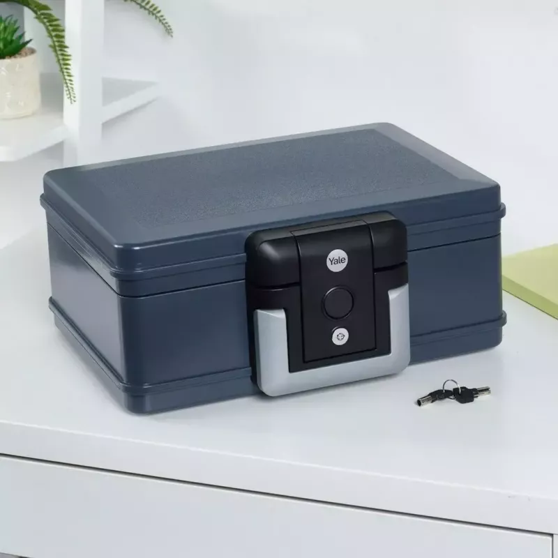 Caja fuerte portátil Yale YFWC/155/KB1 6,9 L gris 2 llaves