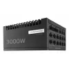 Fuente de alimentación ASUS Pro WS 3000 W ATX 3.1 80 PLUS Platinum totalmente modular, 20+4 pines, 4×16 pines PCIe, 12×SATA, negra
