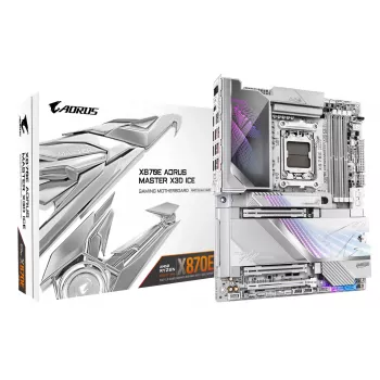 Placa base GIGABYTE X870E AORUS MASTER X3D ICE, AMD AM5, ATX