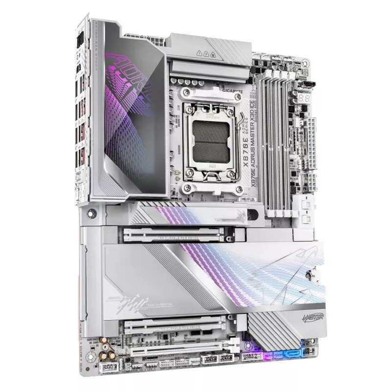 Placa base GIGABYTE X870E AORUS MASTER X3D ICE, AMD AM5, ATX
