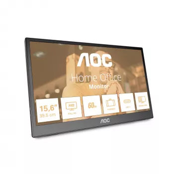 AOC 16T3EA TV/monitor portátil Negro 39,6 cm (15,6